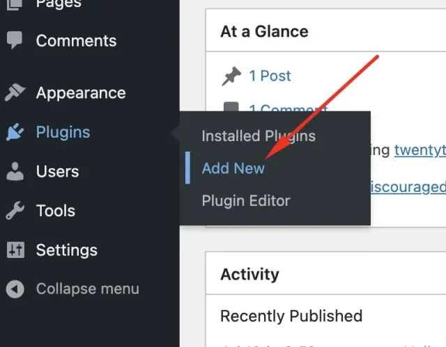 Adding a new WordPress plugin