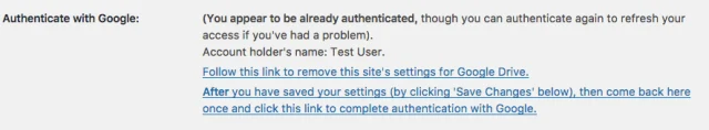 Authenticate w google