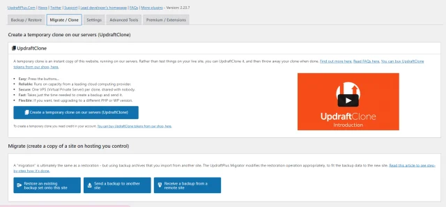 Migration guide premium window