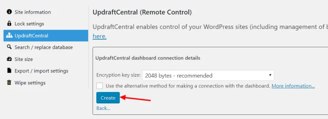 Remote control create