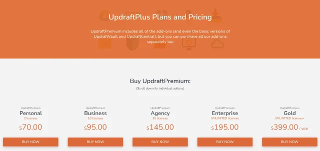 UpdraftPlus pricing scaled